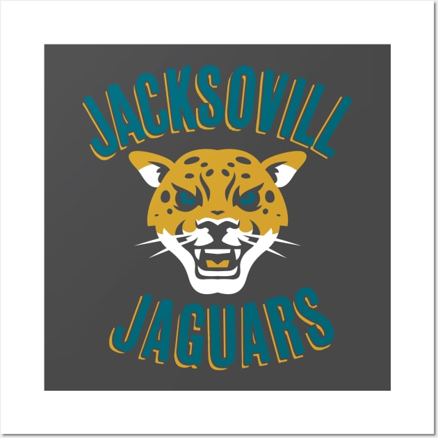 Jacksonville Jaguars Wall Art by lakokakr